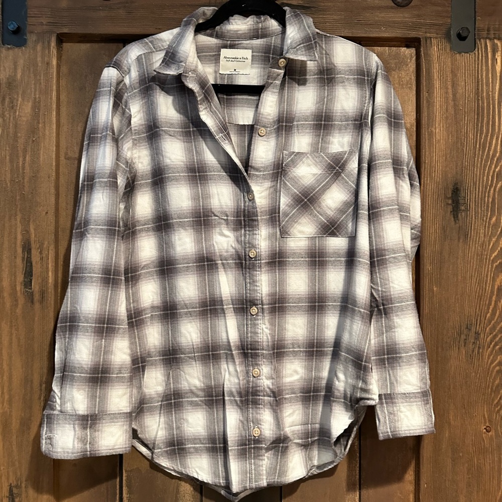 Abercrombie and Fitch flannel button up